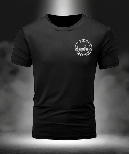 Low & Slow Nation Fat Boy Edition black T-shirt, front view
