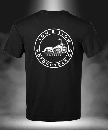 Low & Slow Nation Softail Edition black T-shirt, back view
