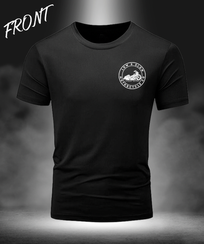 Low & Slow Nation Street Glide Edition black T-shirt, front view